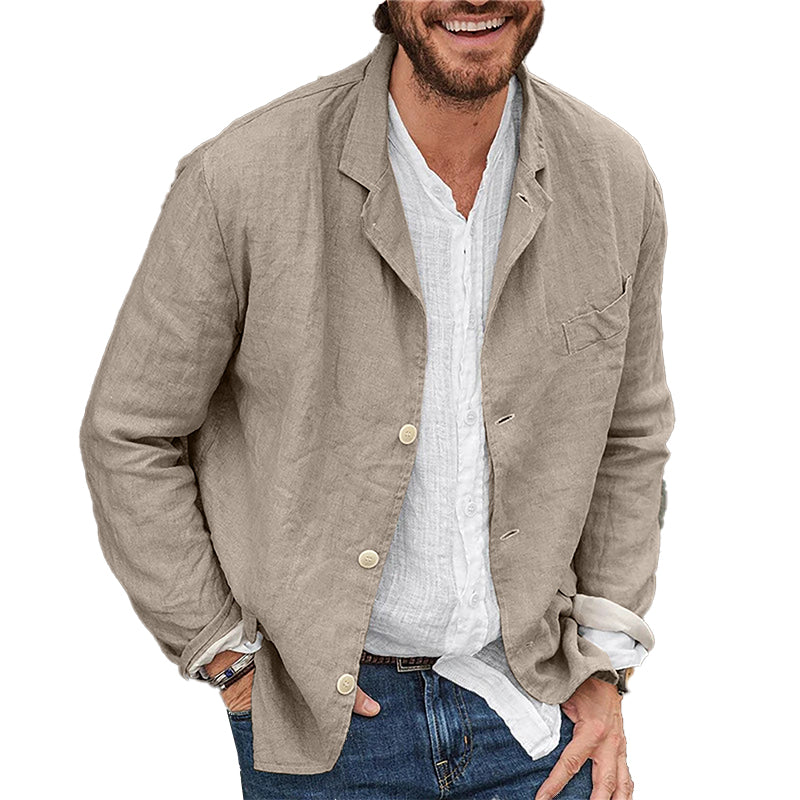 ELIAS | Elegant Button-Down Jacket for Effortless Style