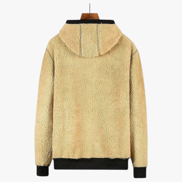 Herre quiltet hætte jakke | vinterjakke