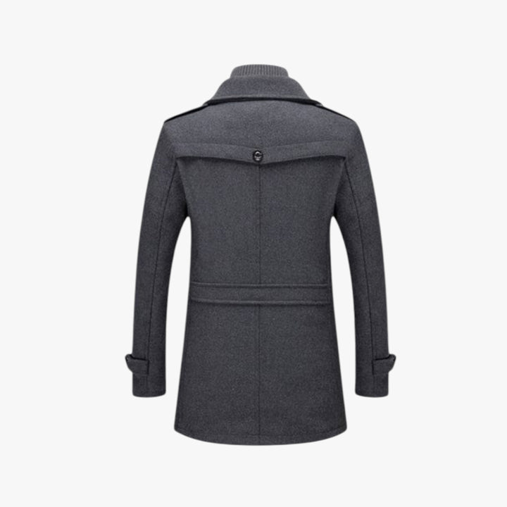 Herre lang frakke | vinterjakke